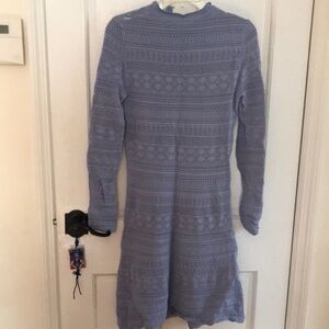 Lavender Knit Long Sleeve Dress